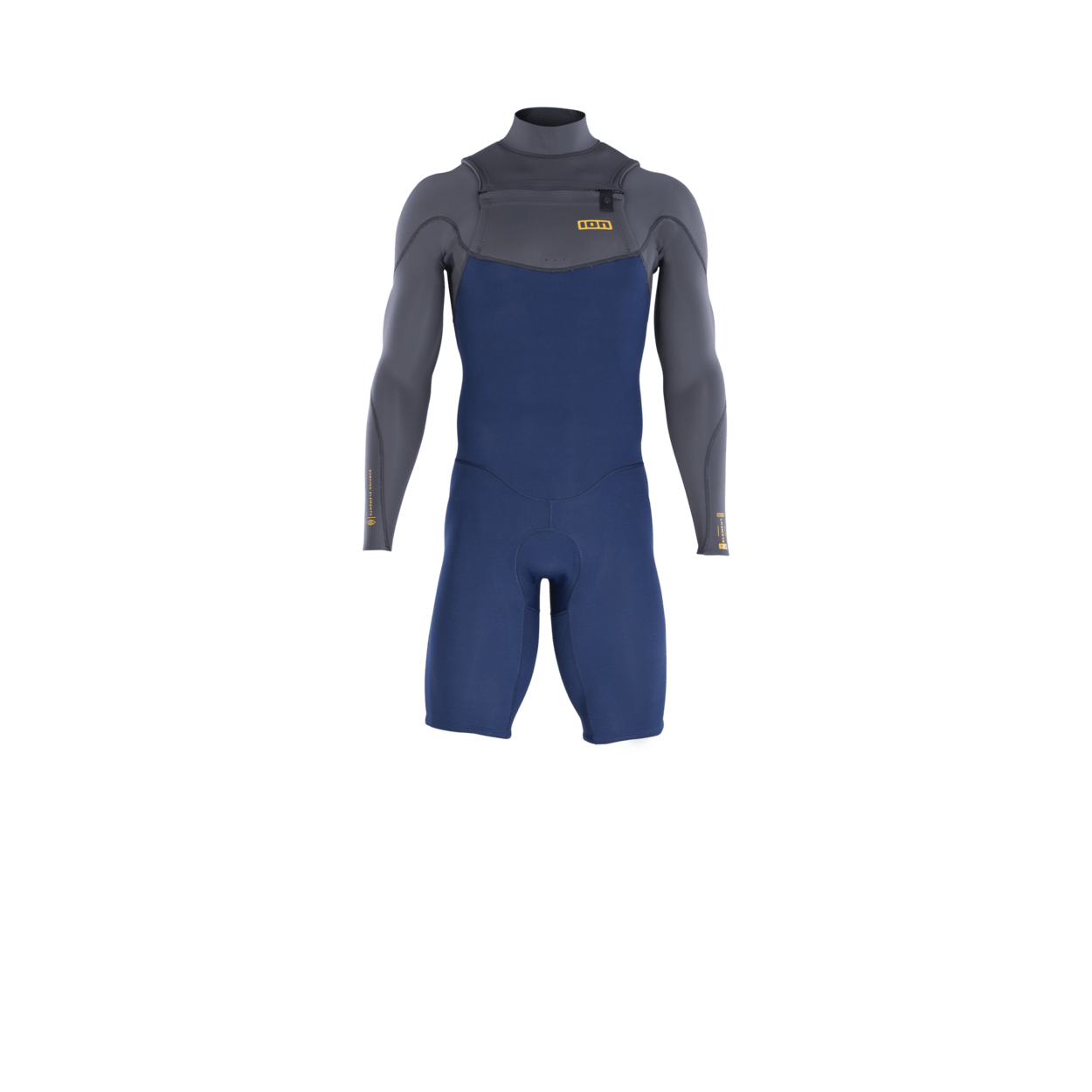 ION Men Wetsuit Element 2/2 Shorty Longsleeve Front Zip 2023