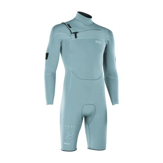 ION Seek Core 3/2 Shorty Longsleeve Front Zip Wetsuit Men 2026
